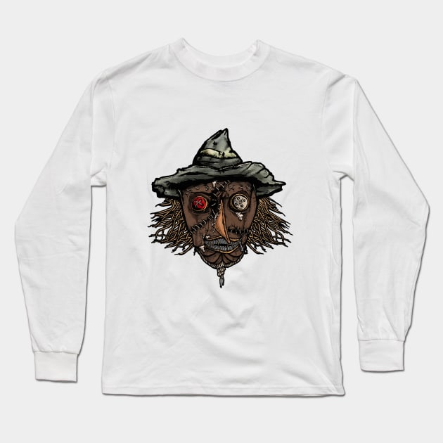 Scarecrow Long Sleeve T-Shirt by Azgrakth